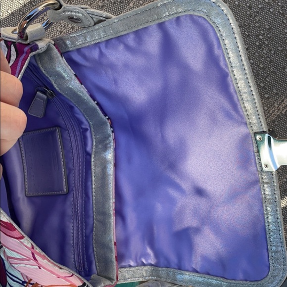 Coach Poppy Limited Edition Layla Graffiti Shoulder Purse - Picture 5 of 5